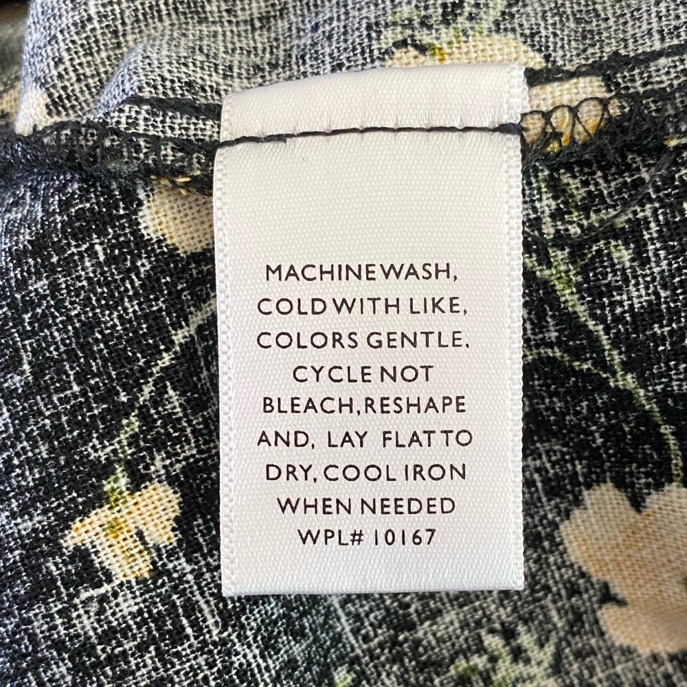 AQUA Medium Floral Print Wide Leg Pants - Picture 8 of 10